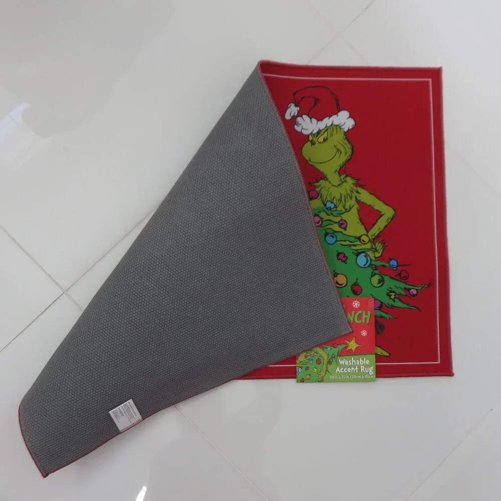 The Grinch (You're A Mean One Mr. Grinch) Washable Accent Rug 20